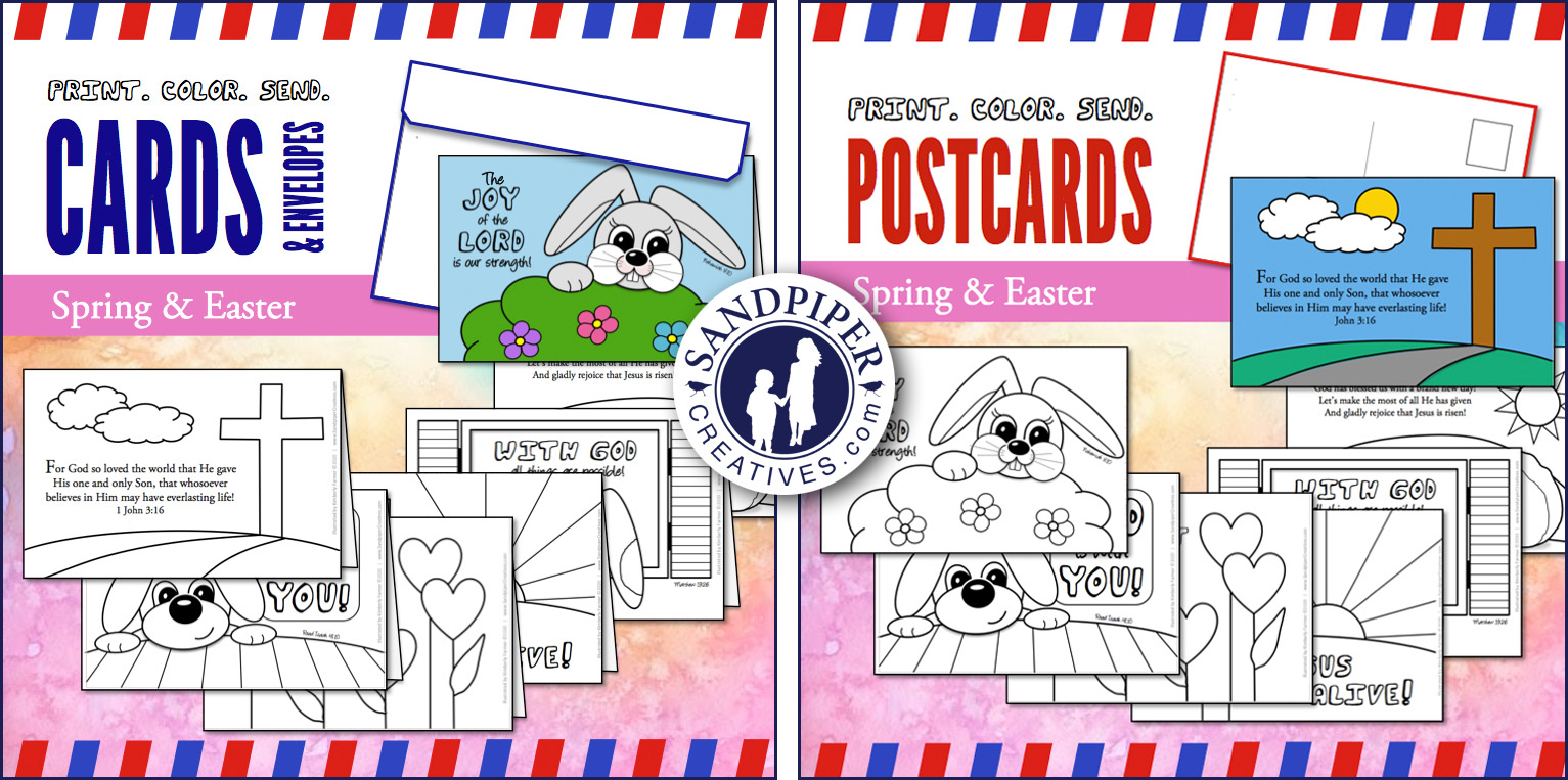 Cards/Postcards for Easter & Spring