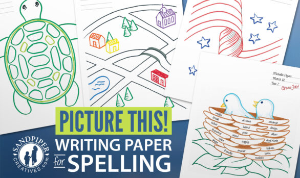 Picture This! Writing Paper for Spelling